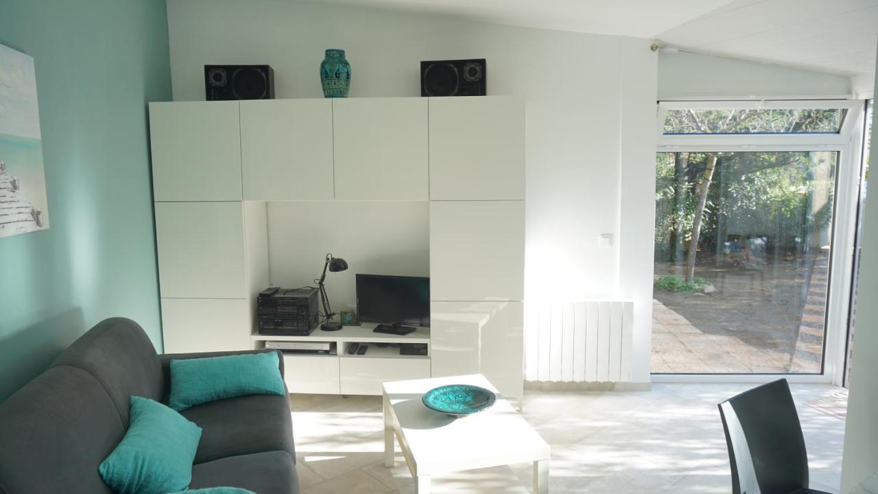 Maison Jardin Wifi - Climatisation - 100 M Plage Sauvage - 20 Min Perpignan 또헤이으 외부 사진