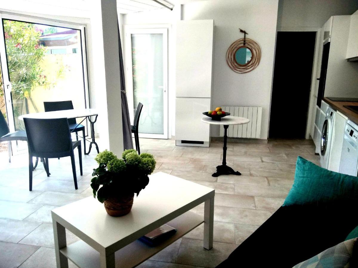 Maison Jardin Wifi - Climatisation - 100 M Plage Sauvage - 20 Min Perpignan 또헤이으 외부 사진