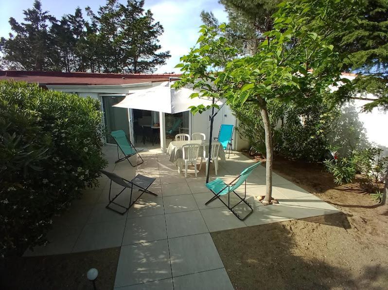 Maison Jardin Wifi - Climatisation - 100 M Plage Sauvage - 20 Min Perpignan 또헤이으 외부 사진