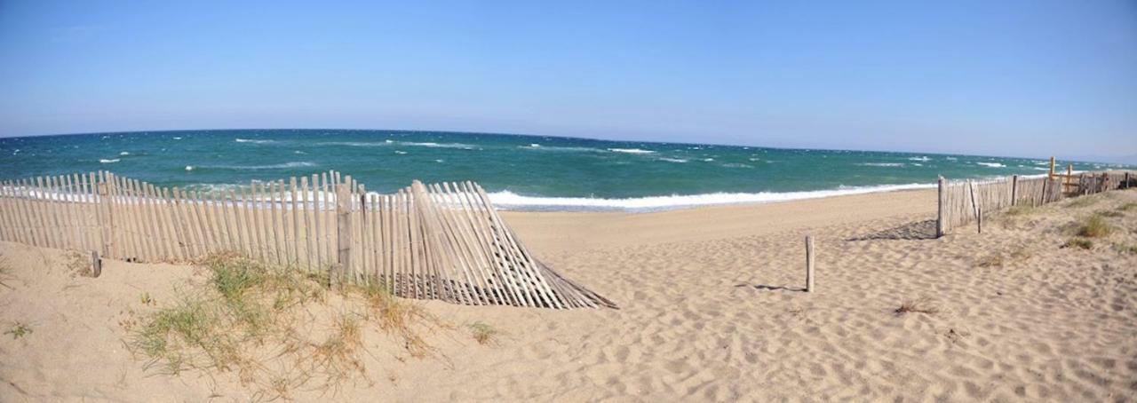 Maison Jardin Wifi - Climatisation - 100 M Plage Sauvage - 20 Min Perpignan 또헤이으 외부 사진
