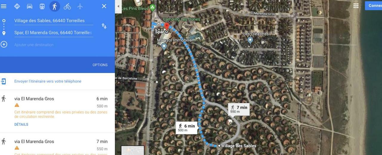Maison Jardin Wifi - Climatisation - 100 M Plage Sauvage - 20 Min Perpignan 또헤이으 외부 사진